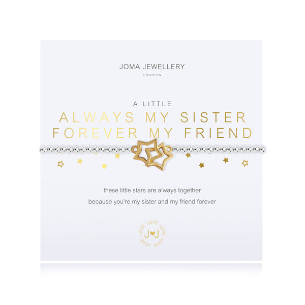 Joma A Little "Always My Sister Forever My Friend" bracelet
