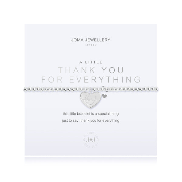 Joma Jewellery - A Little "Thank You For Everything" Bracelet