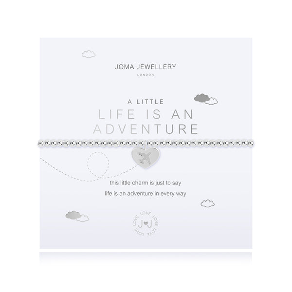 Joma Jewellery - A Little "Life Is An Adventure" Bracelet