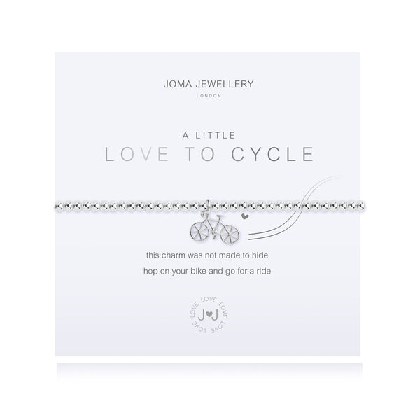 Joma Jewellery - A Little "Love To Cycle" Bracelet