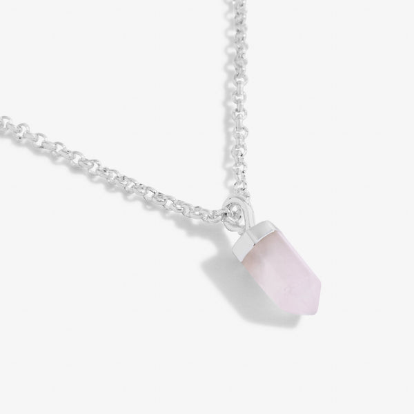 Joma Jewellery - A Little Love Rose Quartz Necklace