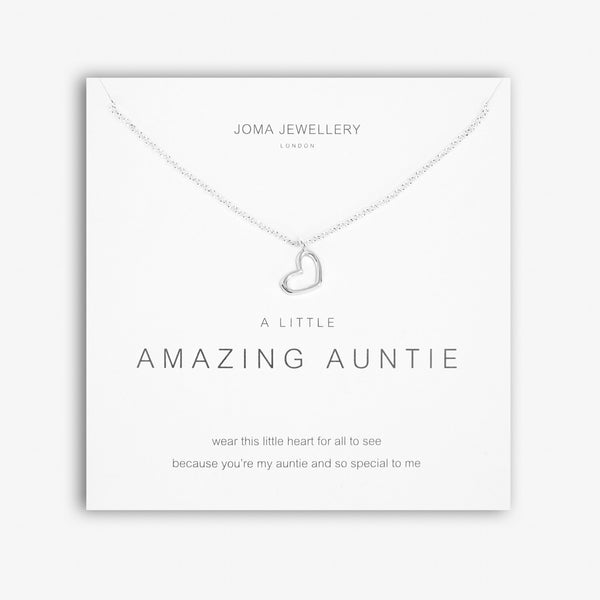 Joma "Amazing Auntie" Heart Necklace