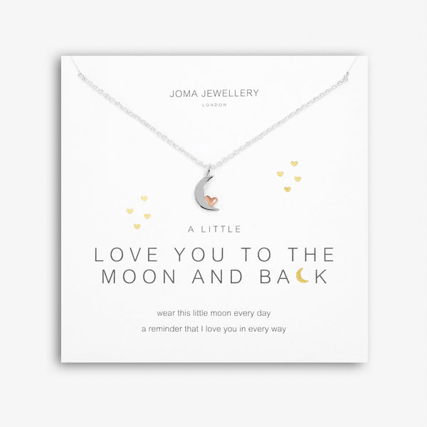 Joma Jewellery - A Little "Love You To The Moon And Back" Necklace