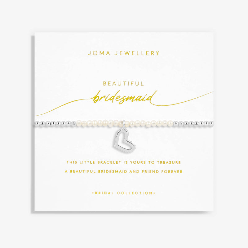 Joma Jewellery - A Little "Beautiful Bridesmaid" Bracelet