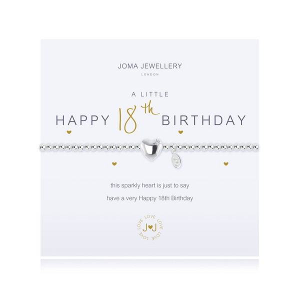 Joma Jewellery - A Little Happy 18th Birthday Bracelet
