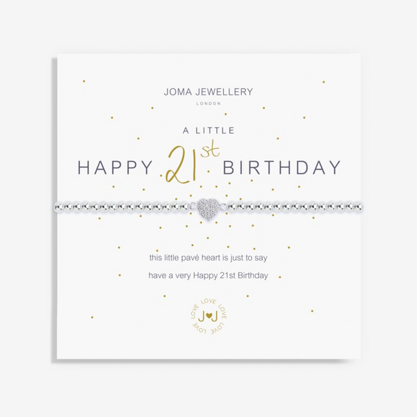 Joma Jewellery - A Little Happy 21st Birthday Bracelet
