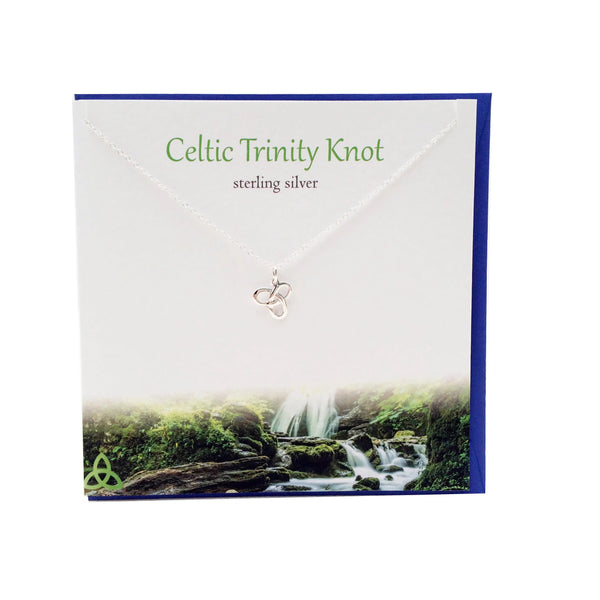 The Silver Studio - Sterling Silver Celtic Trinity Knot necklace