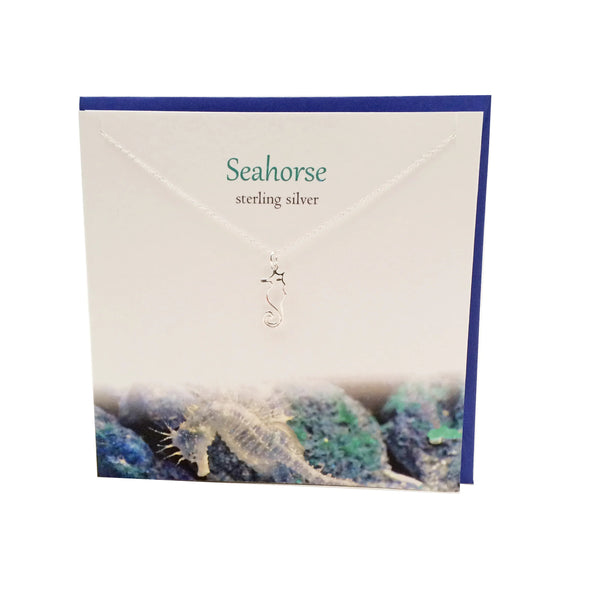 Silver Studio - Sterling Silver Seahorse necklace